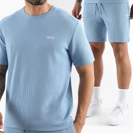 BS - Ensemble Tee Shirt Et Short Jogging Waffle