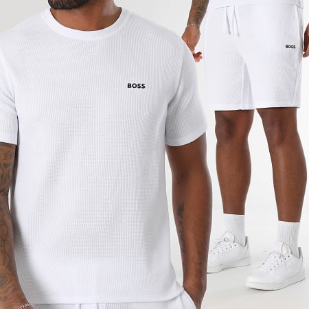 BS - Ensemble Tee Shirt Et Short Jogging Waffle