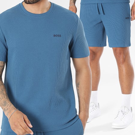 BS - Ensemble Tee Shirt Et Short Jogging Waffle