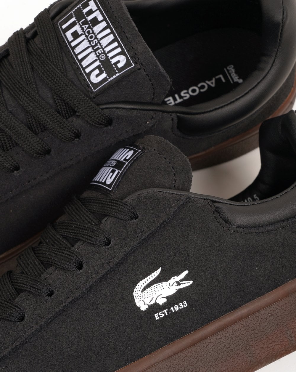 Baskets Lacoste Baseshot Noir/Gum foncé